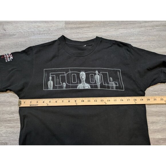 Tool Tour Shirt Mens Small 2024 Concert Skull Skeleton Fear Inocolum Black - Picture 8 of 9